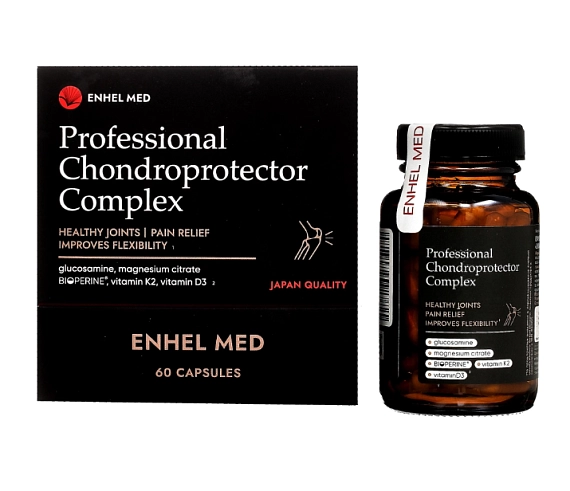 Enhel Med Витаминный комплекс хондропротектор с биоперином, 60 капс