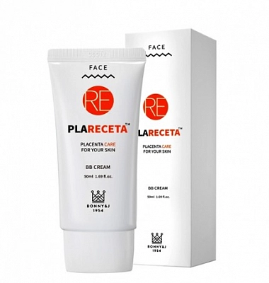 PlaReceta BB Cream BB-крем плацентарный выравнивающий, 50 мл