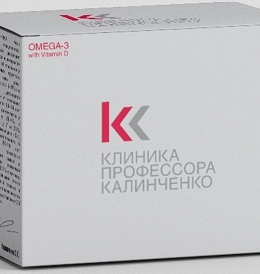 AVICENNA Омега-3 с витамином Д3 Клиника профессора Калинченко, 360 капс.