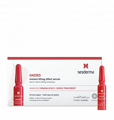 Sesderma DAESES SERUM LIFTING EFFECT - Сыворотка с мгновенным эффектом лифтинга, 10 шт по 1,5 мл