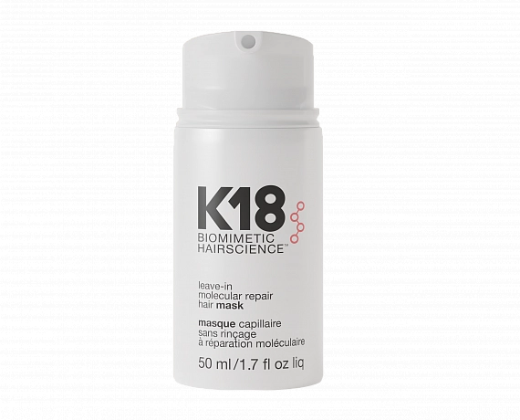K18 Leave-in molecular repair hair mask Несмываемая маска для молекулярного восстановления волос, 50 мл