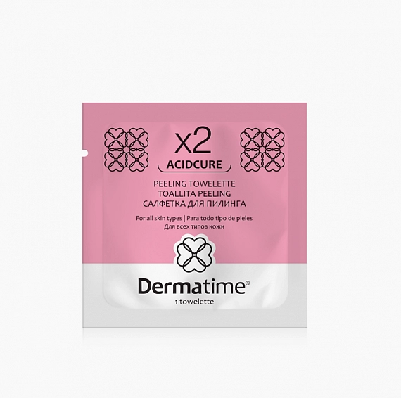 Dermatime Acidcure– х2 – Peeling Towelette – Салфетка для пилинга