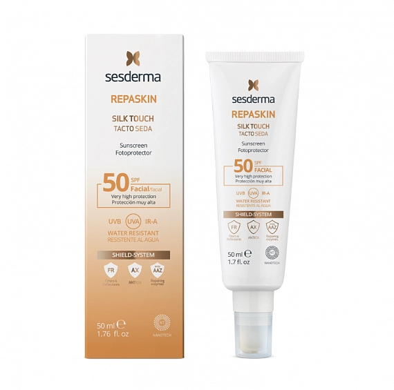 Sesderma Repaskin Silk Touch Facial Sunscreen SPF50 Солнцезащитное средство для лица, 50 мл
