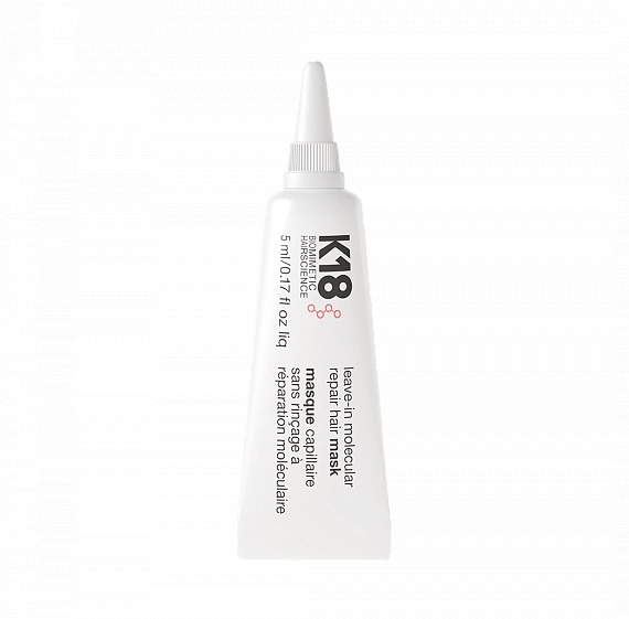 K18 Leave-in molecular repair hair mask Несмываемая маска для молекулярного восстановления волос, 5 мл