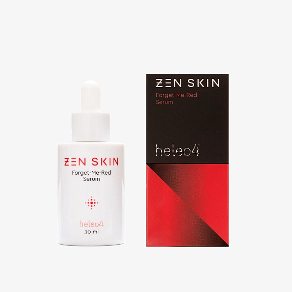 HELEO4 ZEN SKIN Forget-Me-Red Serum Сыворотка для лица капилляропротекторная, 30 мл