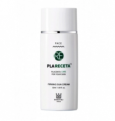 PlaReceta Firming Sun Cream Крем солнцезащитный плацентарный восстанавливающий SPF 50+ PA+++, 50 мл