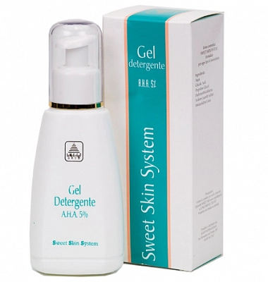 Sweet Skin System Gel Detergente AHA 5%  очищающий гель - лосьон, 200 мл