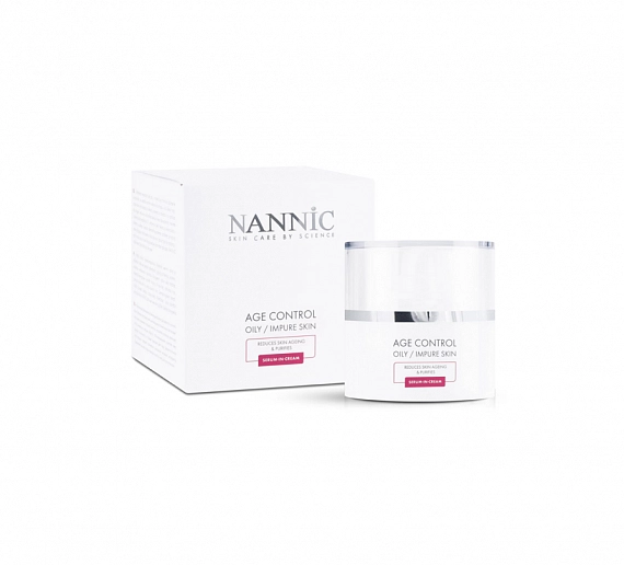 Nannic Age Control Oily/Impure skin Сыворотка в креме для жирной и проблемной кожи, 15 мл