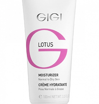 Gigi Lotus Beauty Moisturizer for dry skin Увлажняющий крем для нормальной и сухой кожи, 100 мл