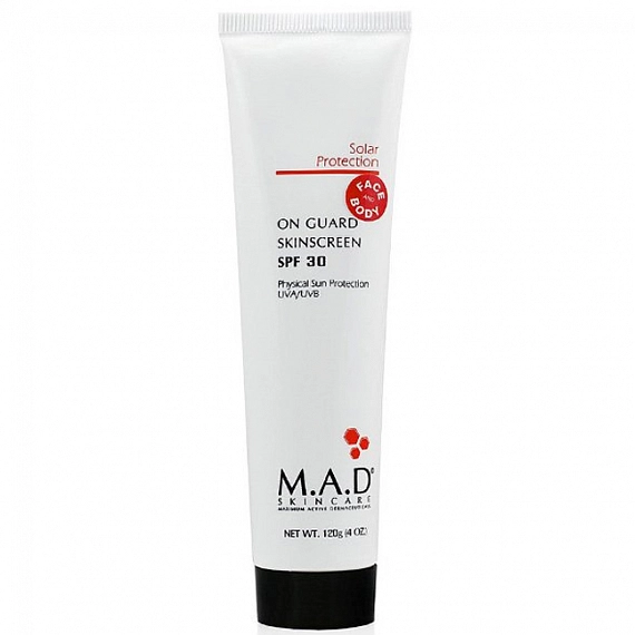 M.a.d Solar Protection On Guard Skinscreen Защитный крем для лица и тела SPF 30, 120 г