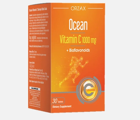 Orzax Ocean Витамин С 1 000 мг, 30 шт