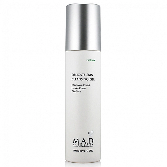 M.a.d Delicate Skin Cleansing Gel Очищающий гель для чувствительной кожи, 200 мл