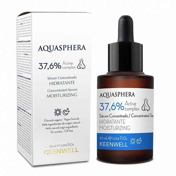 Keenwell Aquasphera Serum Concentrado Hidratante 37,6% Active Complex – Увлажняющая сыворотка-концентрат, 30 мл