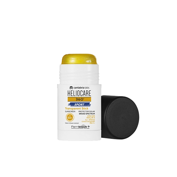 HELIOCARE 360 SPORT TRANSPARENT STICK SPF50+ СОЛНЦЕЗАЩИТНЫЙ ПРОЗРАЧНЫЙ СПОРТ-СТИК СЗФ50+, 25 гр