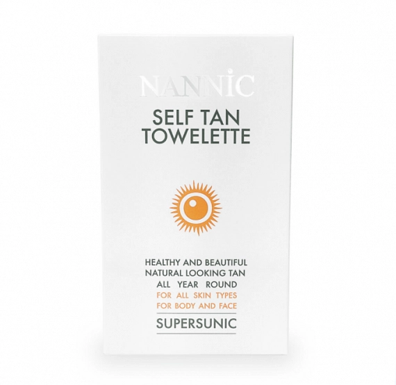 Nannic Self Tan Towel, 1 towel Салфетки для автозагара 1 шт 