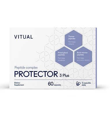 VITUAL Комплекс пептидов PROTECTOR 3 Plus, 60 таб.