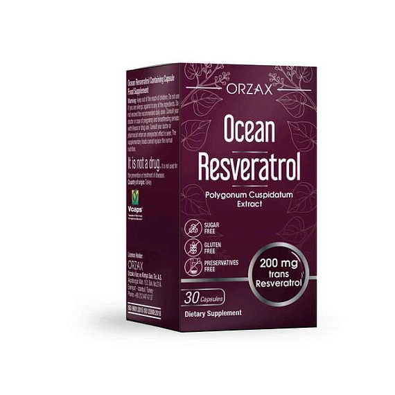 Orzax Ocean Ресвератрол 450 мг, 30 шт