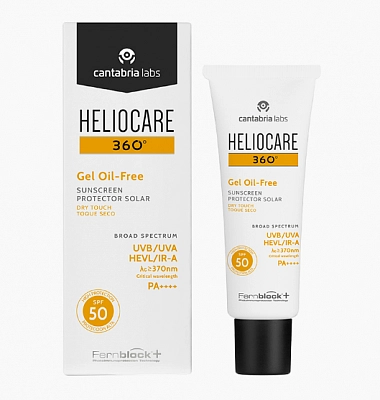 Heliocare 360º Gel Oil-Free Dry Touch SPF 50 Sunscreen Солнцезащитный гель, 50 мл