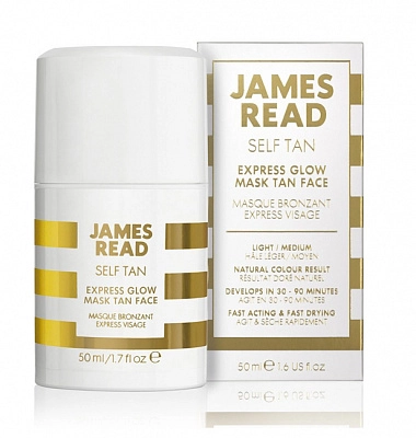 James Read Self Tan Express Glow Mask Tan Face Экспресс-маска для лица автозагар, 50 мл