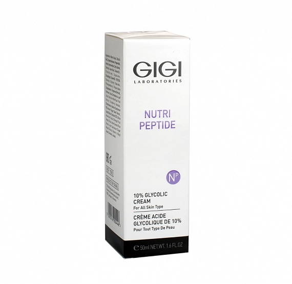 Gigi Nutri-Peptide 10% Glycolic Cream - Крем с 10% гликолевой кислотой, 50 мл