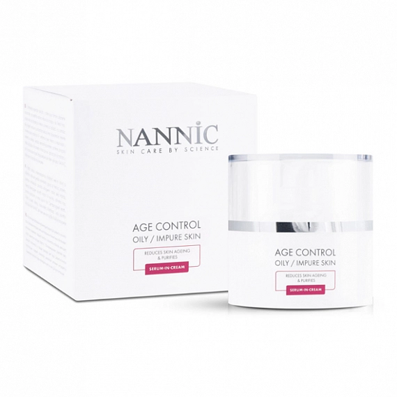 Nannic Age Control Oily/Impure skin Сыворотка в креме для жирной и проблемной кожи, 50 мл