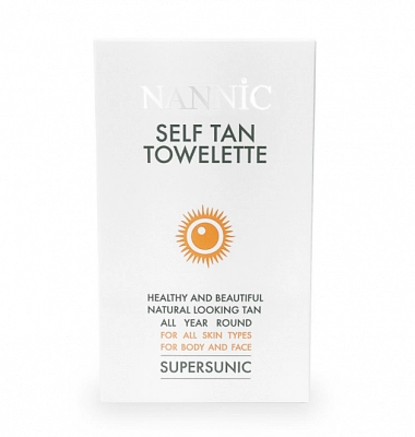 Nannic Self Tan Towel, 8 towels Салфетки для автозагара в наборах по 8 шт 