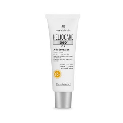 HELIOCARE 360 MD A-R EMULSION SPA 50+ СОЛНЦЕЗАЩИТНАЯ ЭМУЛЬСИЯ ДЛЯ ЛИЦА С SPF 50+ ДЛЯ КОЖИ C КУПЕРОЗОМ, 50 МЛ