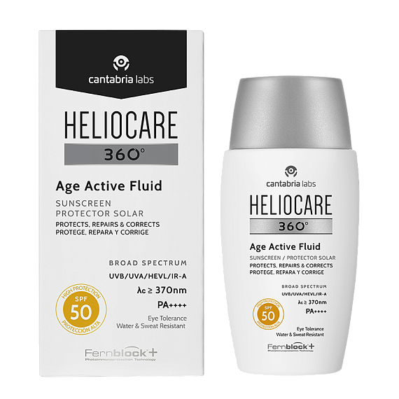 Heliocare 360°AGE ACTIVE FLUID Солнцезащитный омолаживающий флюид SPF 50, 50 мл