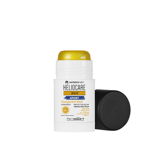 HELIOCARE 360 SPORT TRANSPARENT STICK SPF50+ СОЛНЦЕЗАЩИТНЫЙ ПРОЗРАЧНЫЙ СПОРТ-СТИК СЗФ50+, 25 гр